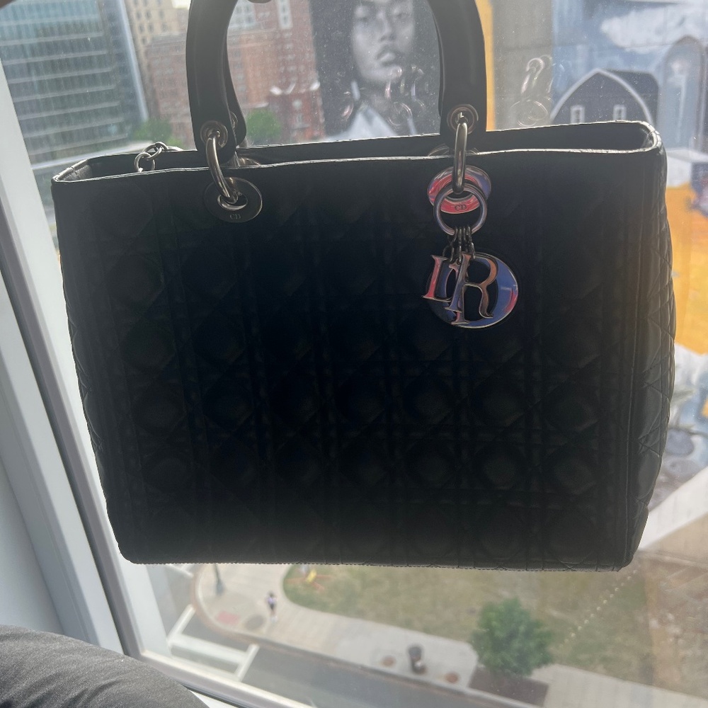 100% authentic Vintage Lady Dior Cannage (large( - Picture 1 of 5